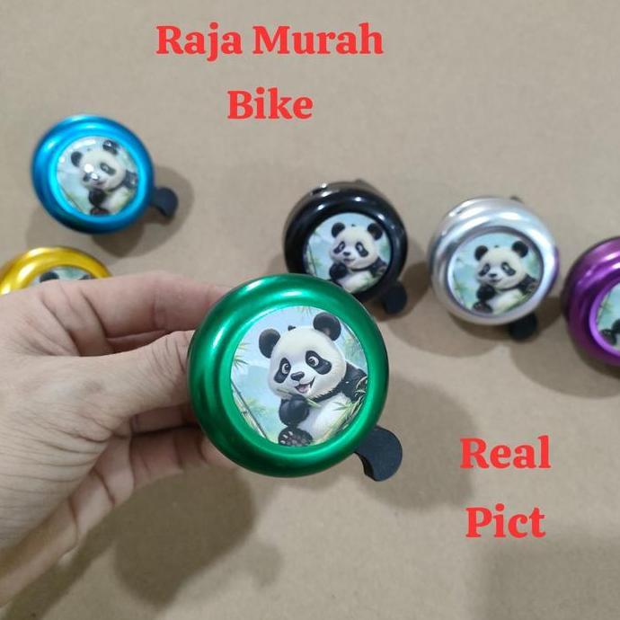 Promo Bell Kring Kring Gambar Panda Aksesoris Sepeda Bell Kring Kring Gambar Panda Cod