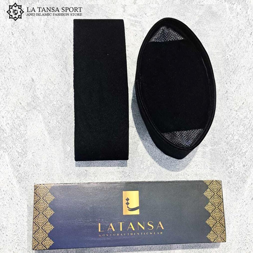 HOT SALE Peci Songkok GONTOR AC Hitam Berkualitas Cocok untuk Santri, Dewasa, Haji, & Ibadah Sehari-