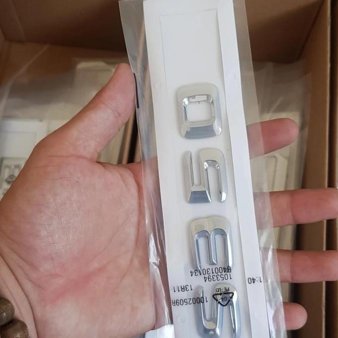 Emblem bagasi mercedes benz tulisan S350 Emblem tulisan S350