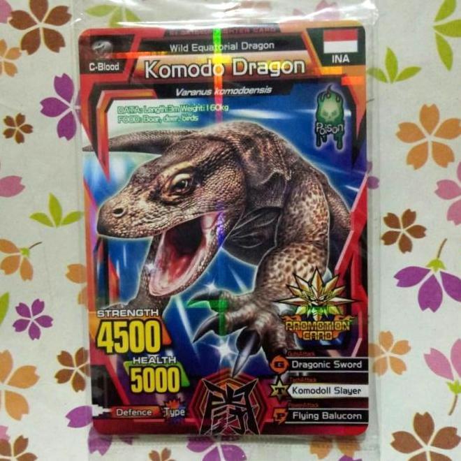 strong animal kaiser promotion card komodo dragon