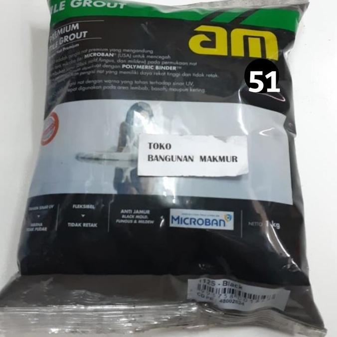 Ready AM51 pengganti AM50 Nat Keramik Black - 122S