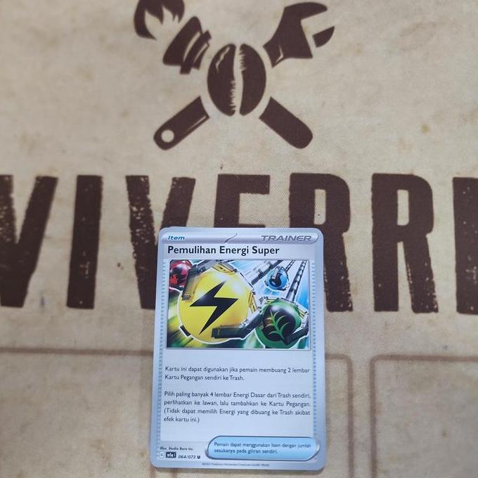 Pemulihan Energi Super Kartu Pokemon TCG Indonesia
