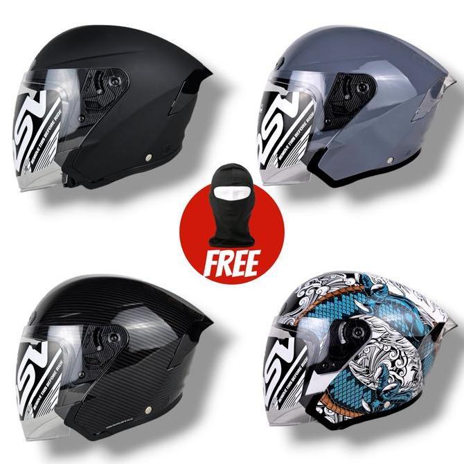 TERMURAH - RSV NEW WINDTAIL | HELM RSV HALF FACE