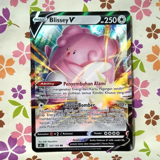 blissey V RR s8b | 127/184 pokemon tcg indonesia