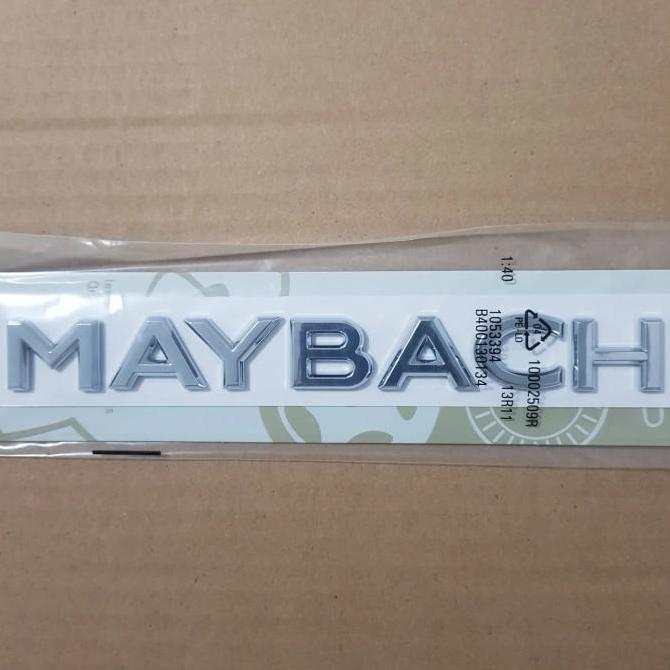 Emblem Maybach Mercedes Benz / Emblem Tulisan Maybach Mercy Original