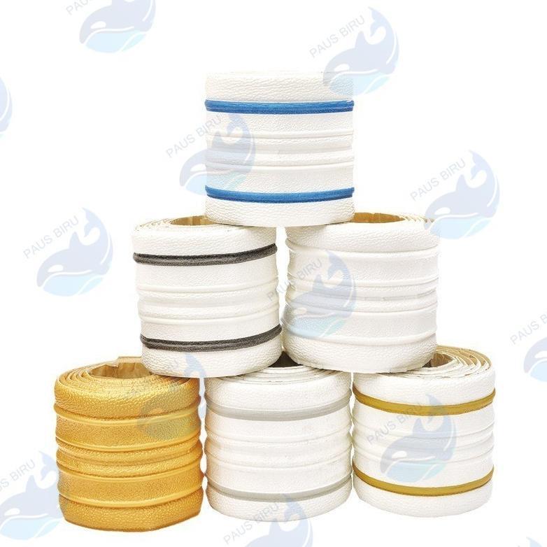 Exclusive Paus Biru - List Foam Wallpaper Wall Border List Foam 3D List Dinding 2.3 Meter Wall Borde