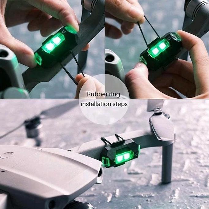 Promo Lampu Sepeda Pesawat Kecil Led Kedip Motor Mobil Outdoor Cod
