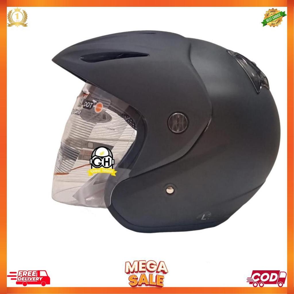 Helm Ink Cx 22 Black Matt Original Helm Ink Cx22 Hitam Doff Helm Ink Topi Asli Ori Garansi Sni [H2]