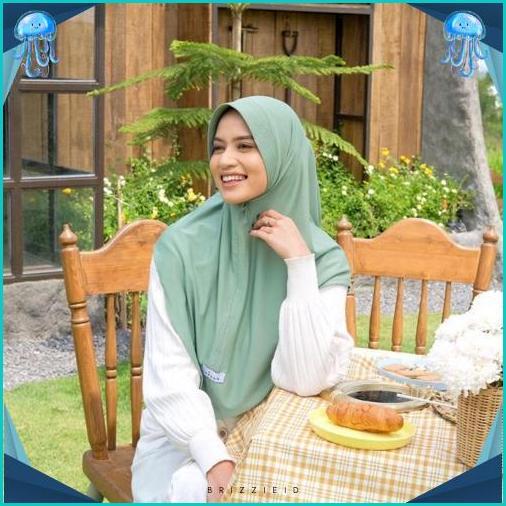 (Bisa Cod)Kenan Hijab Original Size L Lana - Daily Jilbab Bergo Instan Jersey Premium
