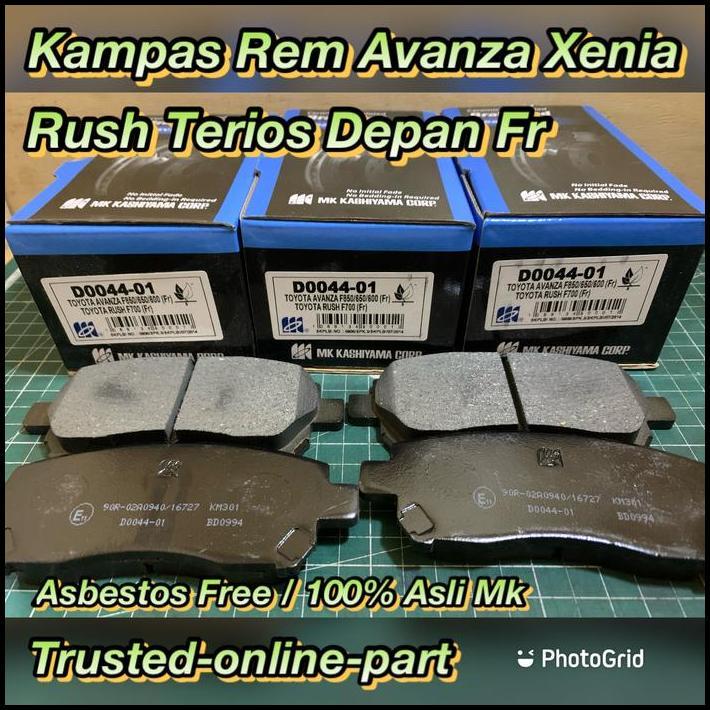TERLARIS KAMPAS REM AVANZA XENIA TERIOS RUSH 100% ASLI MK BIRU 