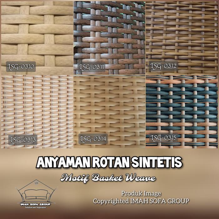 PROMO Anyaman Plafon Rotan Sintetis Lembaran