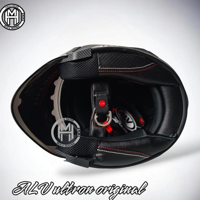 HELM ALV ULTRON WHITE/PUTIH|HALF FACE model njs kairoz