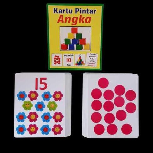 Kartu Pintar Angka - Mainan Edukasi Kartu Pintar Anak