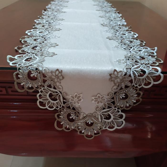 Table Runner 3 meter Taplak Meja Panjang 300 cm Mewah