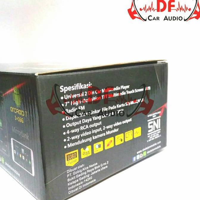 Headunit Android Skeleton 7inch SKT-8189 Universal Android 7inch