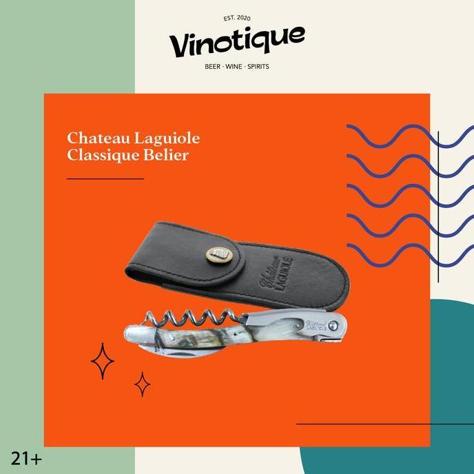 Wine Opener Chateau Laguiole Classique Belier