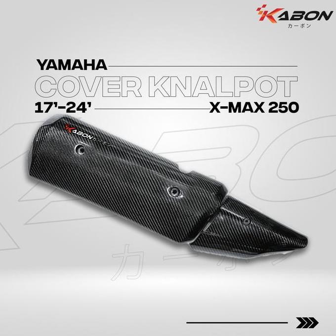 KABON Cover Knalpot Carbon - Yamaha XMAX 250 2017-2022