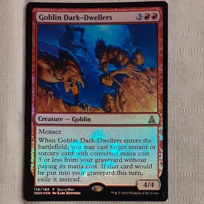 MAGIC THE GATHERING MTG Goblin Dark-Dwellers Foil Promo