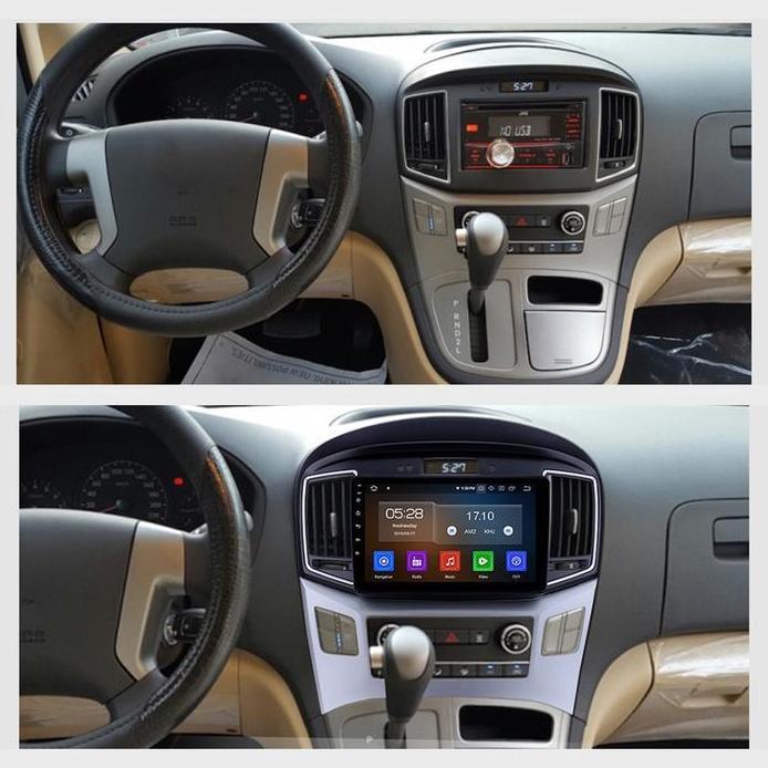 Frame PNP 2015-2018 Hyundai H1 Starex Head Unit Android 9 in Universal