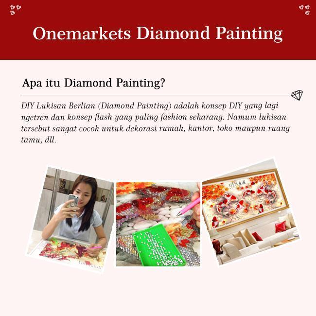 Diamond Painting Full  merak hijau sepasang  50 x 80 cm Paket DIY Kit Vertikal Lukisan Fengshui D031