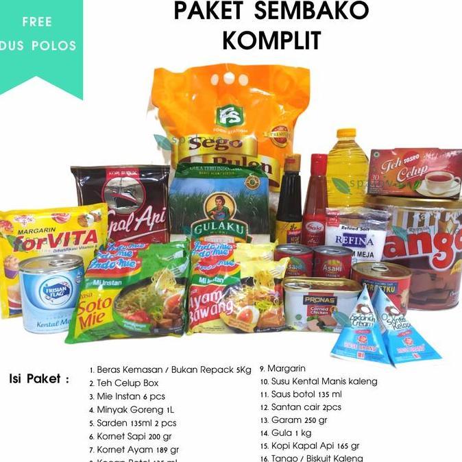 PAKET SEMBAKO KOMPLIT