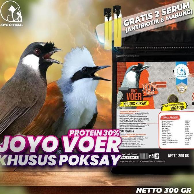 Voer Burung Poksay | Voer Harian | Voer Nutrisi Komplit | Joyo Voer Harian Khusus Poksay | Joyo Voer