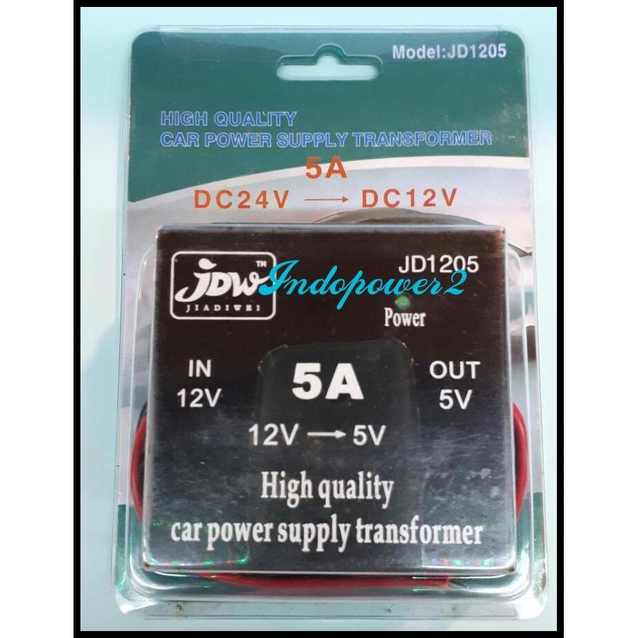 DISKON CONVERTER PENURUN TEGANGAN DC 12 V TO 5 V 5 A STEP DOWN 12V KE 5V 5A 