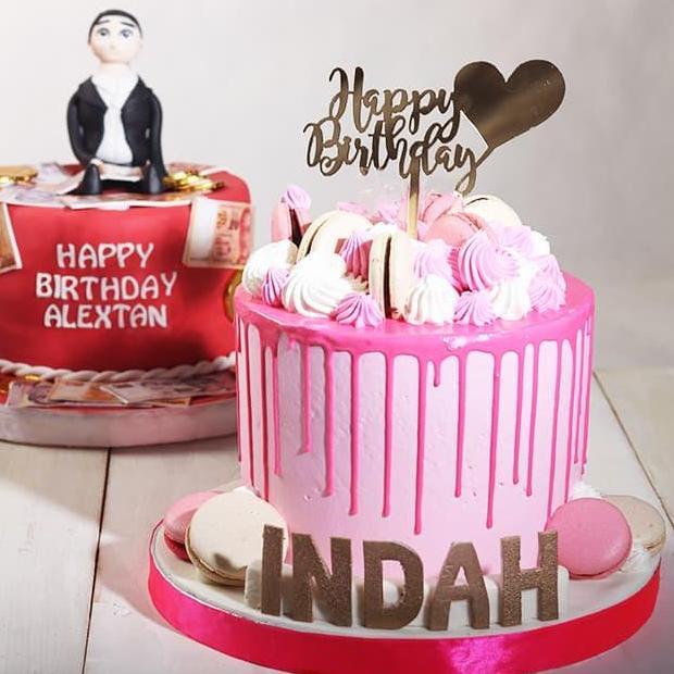 Pull Out Money Cake Pink / 20 cm / MOHON BACA KETERANGAN