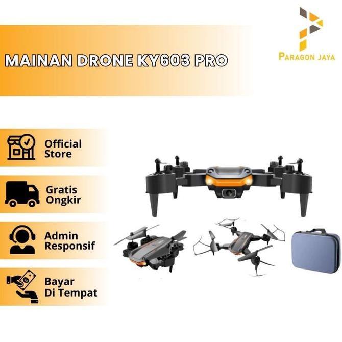 VERNIZCO Rc Drone KY603 Pro Drone 4K Dual Camera Mini Drone Kamera