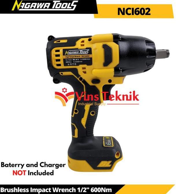 Sale Brushless Nci 602 Nagawa Nci602 Mesin Impact Wrench Cordless