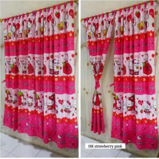 Promo Gorden Pintu Karakter Murah/ Tirai Pintu Kamar Karakter Murah