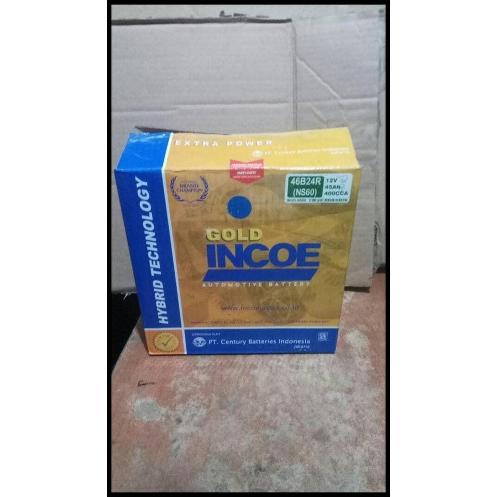 DISKON AKI ACCU INCOE NS60L 12V 45AH AMPER GOLD HYBRID
