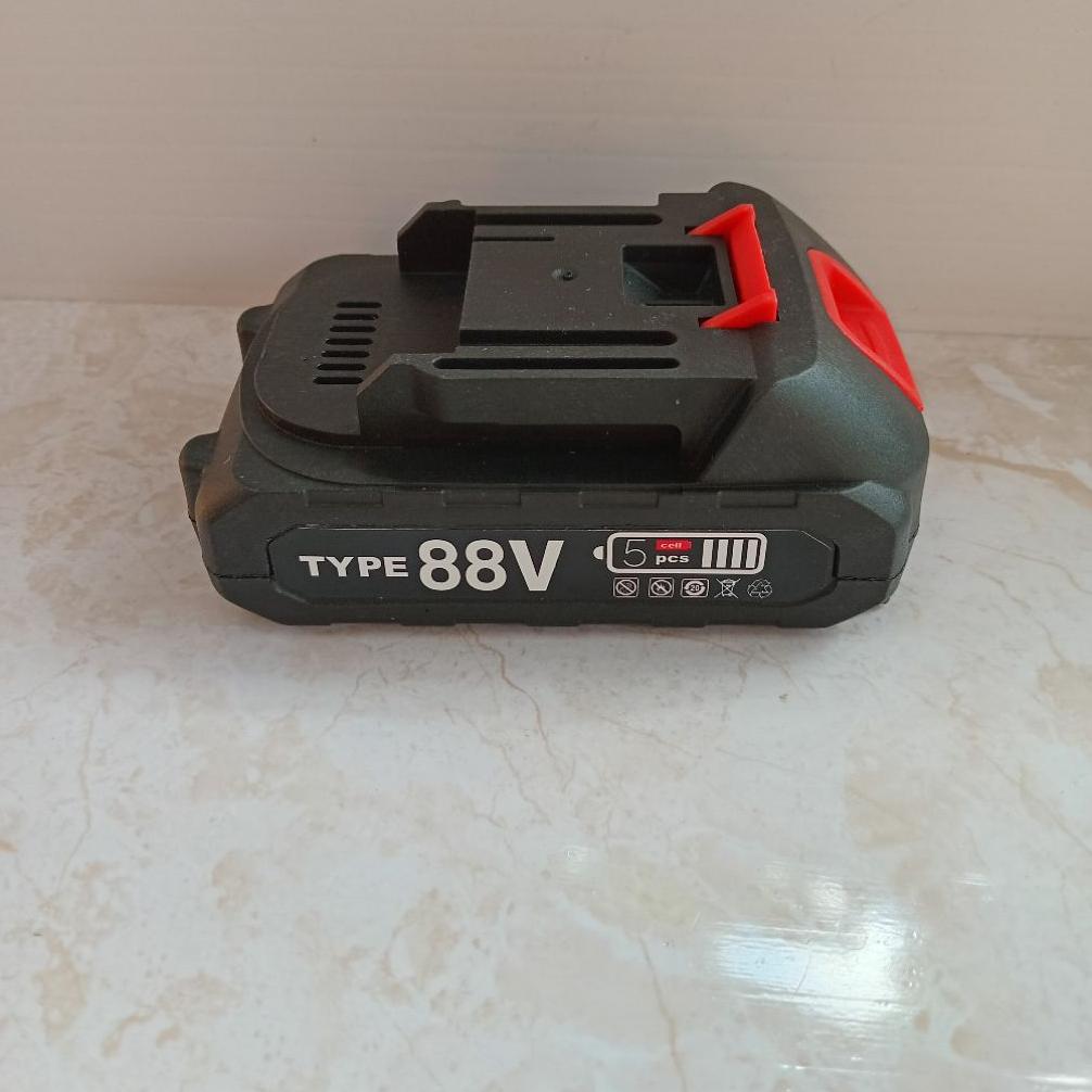 TERBARU 2026 BATERAI Mesin Bor Cordless 88VF BATERAI Cordless 88V Impact Gerinda Dll
