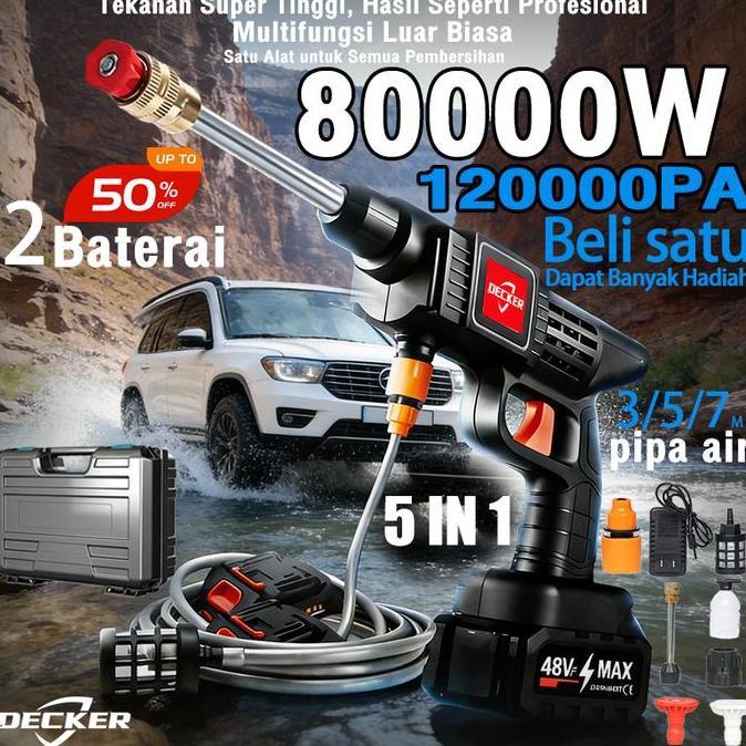 syahrifast_dream - decker alat cuci mobil ac mobil power sprayer cuci steam berkualitas pompa mesin 