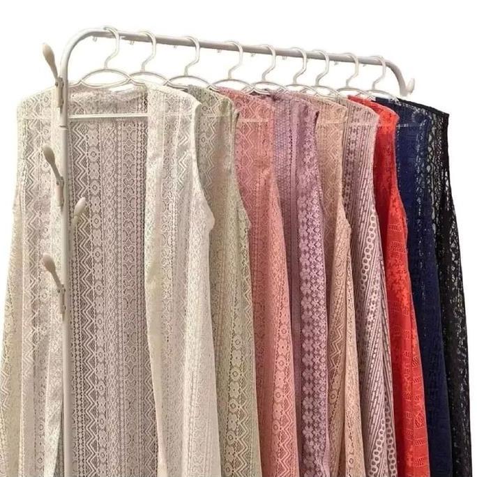 Outer Brukat Panjang Kondangan Tanpa Lengan