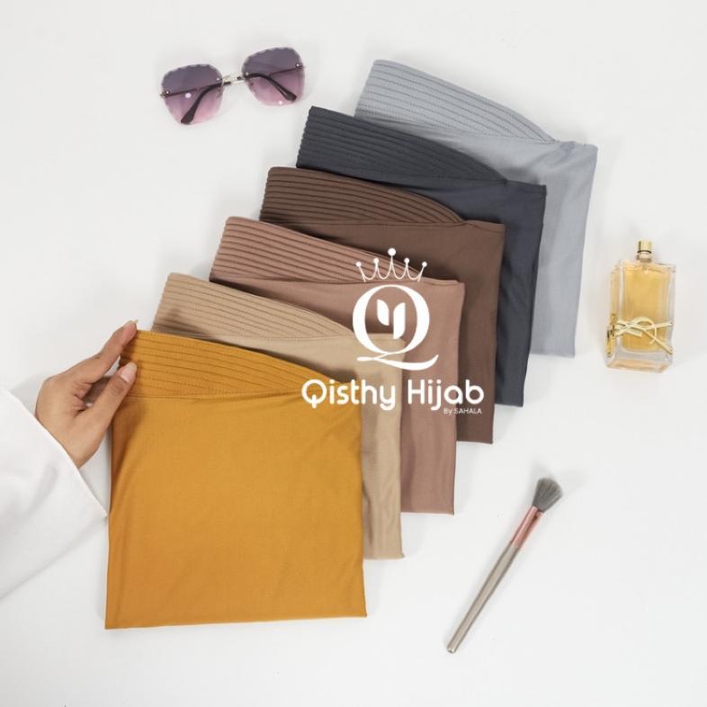 ig Promo Ramadhan QISTHY HIJAB - SHABIRA2 Pashmina Ped instan Jersey Oval / Qisthy Hijab by Sahala