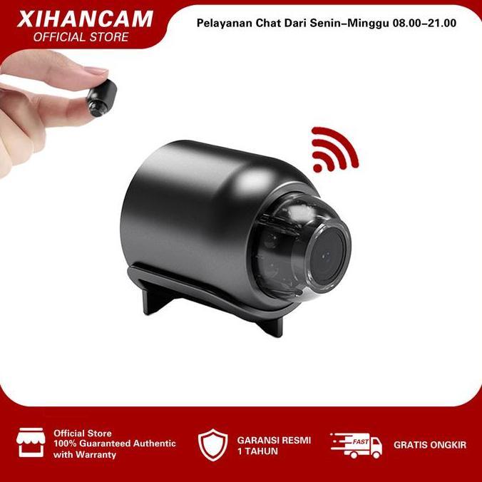 XIHANCAM 3MP CCTV Mini Tersembunyi Spy Cam Wifi CCTV Kecil Spy Kamera Mini Wifi Jarak Jauh Lewat HP