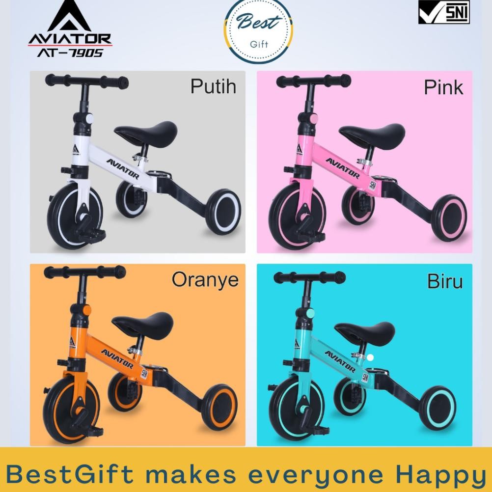 BALANCE BIKE (3 IN 1) MODEL AT-7905 AVIATOR//AT-7906 MUSIC//ET-5511//ET-2103