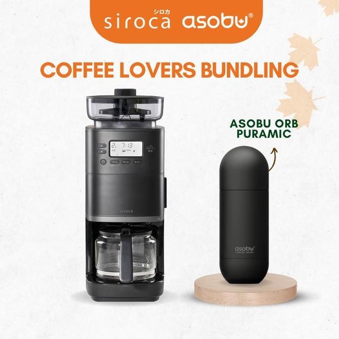 Promo Siroca Cafe Bako Pro & Tumbler Asobu - Mesin Kopi Otomatis & Botol minum - Coffee Lovers Bundl