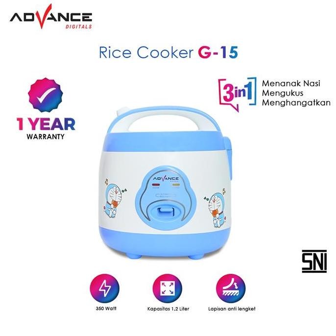 Promo READY STOKCOD Rice Cooker Advance G15 1.2 Liter rice cooker kecil mini karakter lucu COD