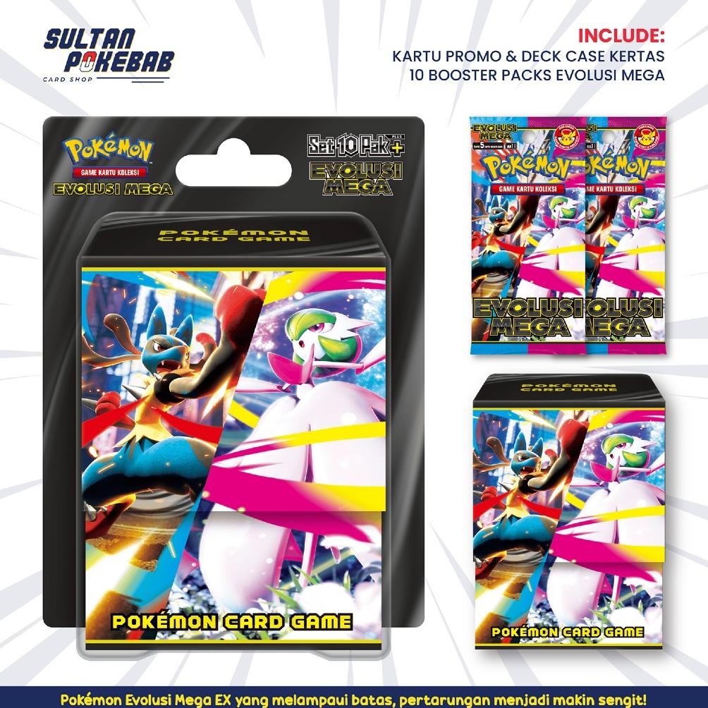 MA1 SET 10 PAK PLUS EVOLUSI MEGA SET COLLECTOR | POKEMON OFFICIAL INDONESIA | BOOSTER BUNDLE MEGA SY