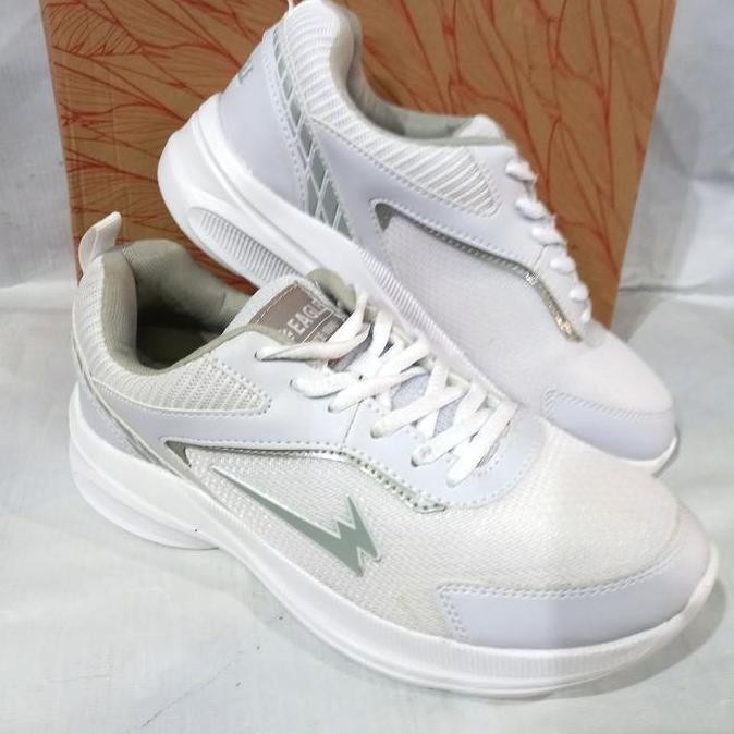 Sepatu Olahraga Lari Pria Eagle Martin Original Putih Running