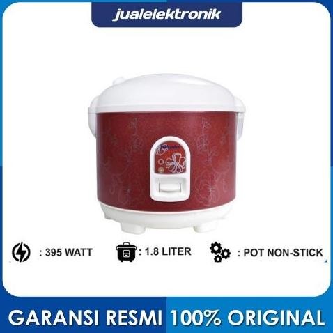 Promo Miyako Magic Com 1.8 Liter 3in1 395 Watt - MCM528BGS Rice Cooker Warmer Pemasak Nasi Murah Mer