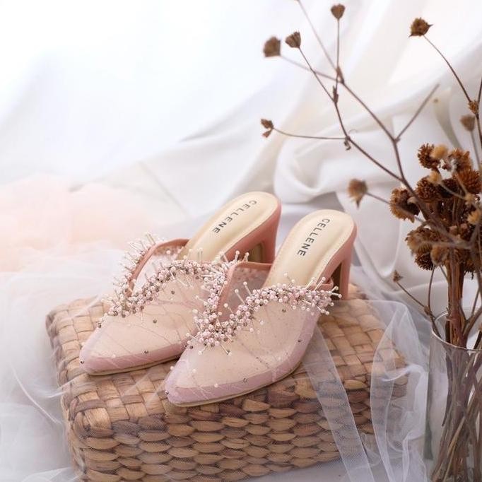 Cellene Viola Beads Heels Shoes Wanita