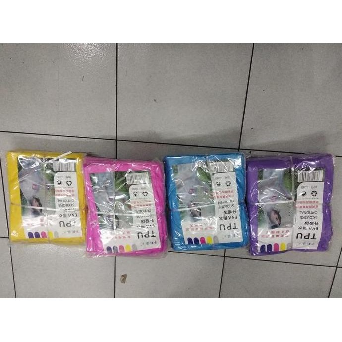 Promo Jas Hujan Terusan Raincoat Dewasa Gamis Murah Eva Tpu Jope Enteng Praktis Ringan Cod