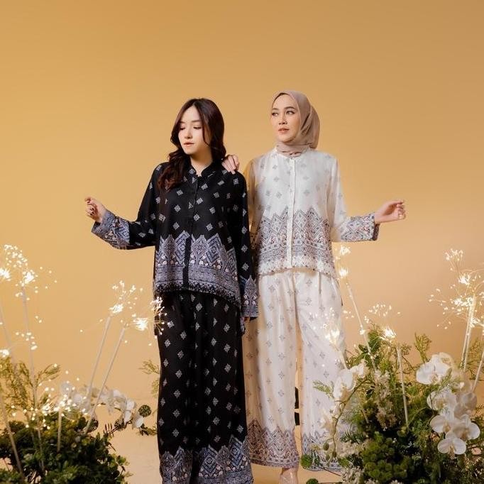 Promo Baju One Set Etnik Kainara Setelan Premium Ld 110-120 Cod