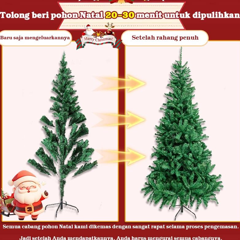 TERLARIS Density 5 kali lebih tinggi dari produk di pasaran pohon natal pohon natal 2 meter model ba