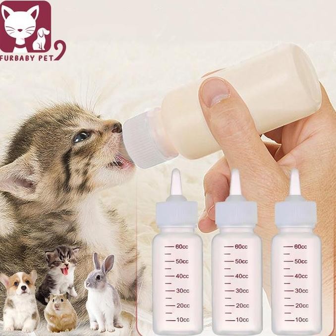 LEIRI- Dot Anak Kucing Baru Lahir Botol Kucing Anjing + Sikat+Dot