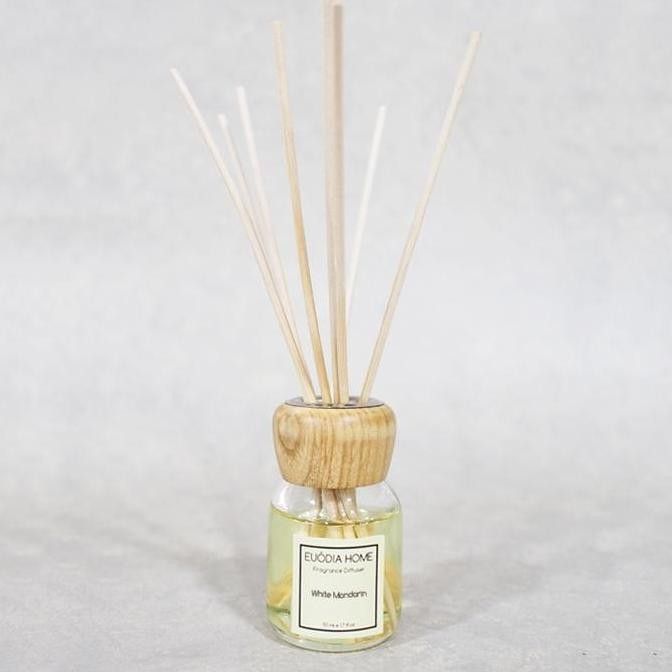 Promo Euodia Home White Mandarin Fragrance Diffuser Cod