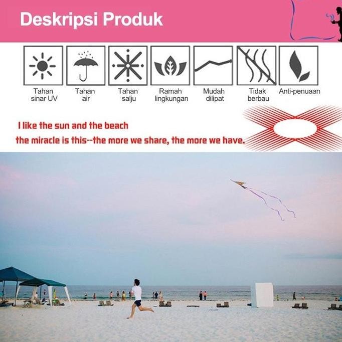 BEARERS- Tenda Lipat 3x3 Tenda Jualan Pameran Bazar Gazebo/Tenda Jualan Set Lengkap Tenda Lipat Dind